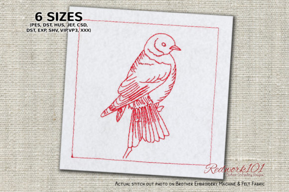 Mountain Bluebird Review: A Redwork Gem for Branding