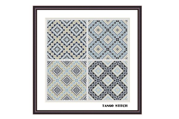 Review: Beige Cross Stitch Ornament Easy Pattern