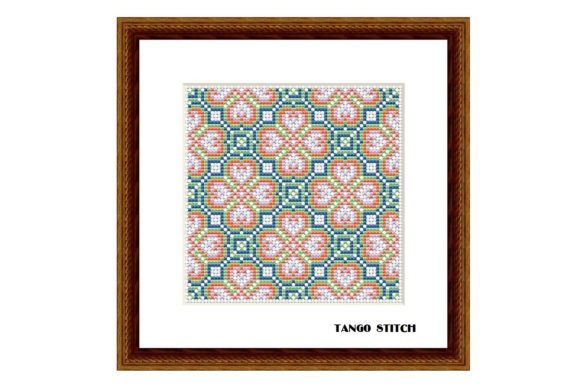 Review: Hearts Cross Stitch Ornament Pattern for Gifts