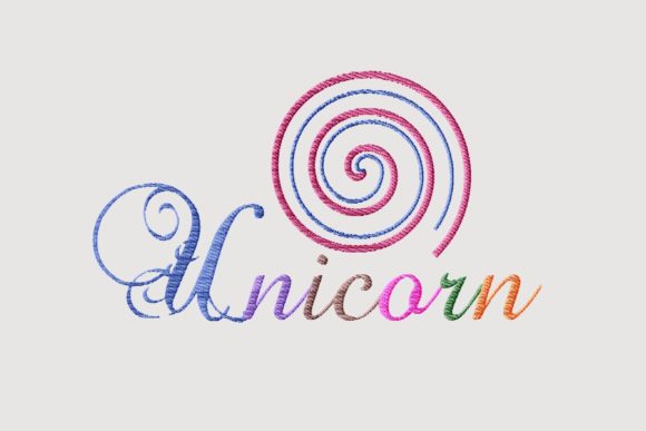 Review: Unicorn Rainbow Color Cute Lettering for Boutiques
