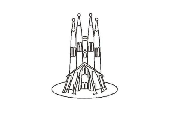 Review: World Landmark Coloring Design Sagrada Familia