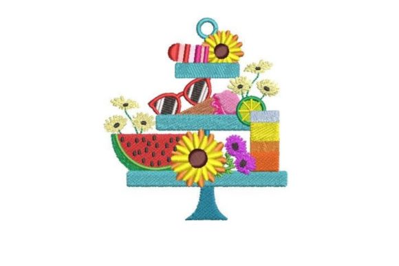 Summery Tiered Tray: A Designer's Review for Gifts