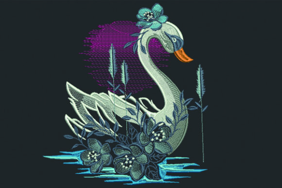 Swan Embroidery Design: A Designer's Review for Real Projects