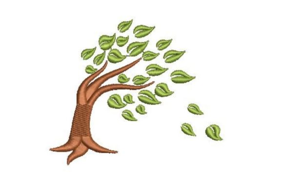 Tree Bending with Leaves Blowing in the Wind Review